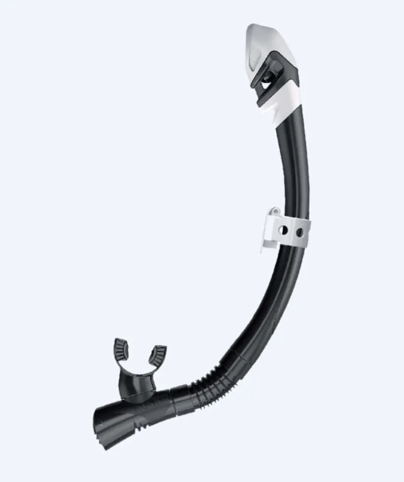 Discount SEAC full-dry snorkel til voksne - Fast Tech - Sort/hvid