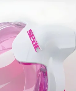 Best SEAC fullface dykkermaske til børn - Magica XS/S - Pink/hvid