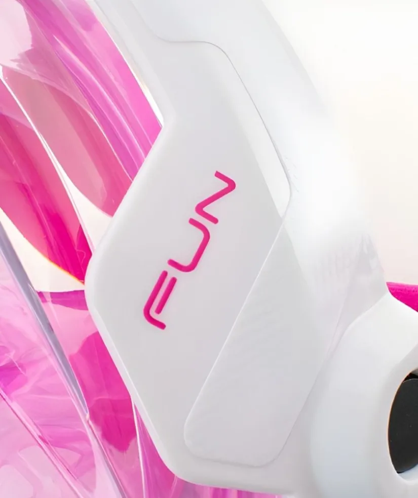 Best SEAC fullface dykkermaske til børn - Magica XS/S - Pink/hvid