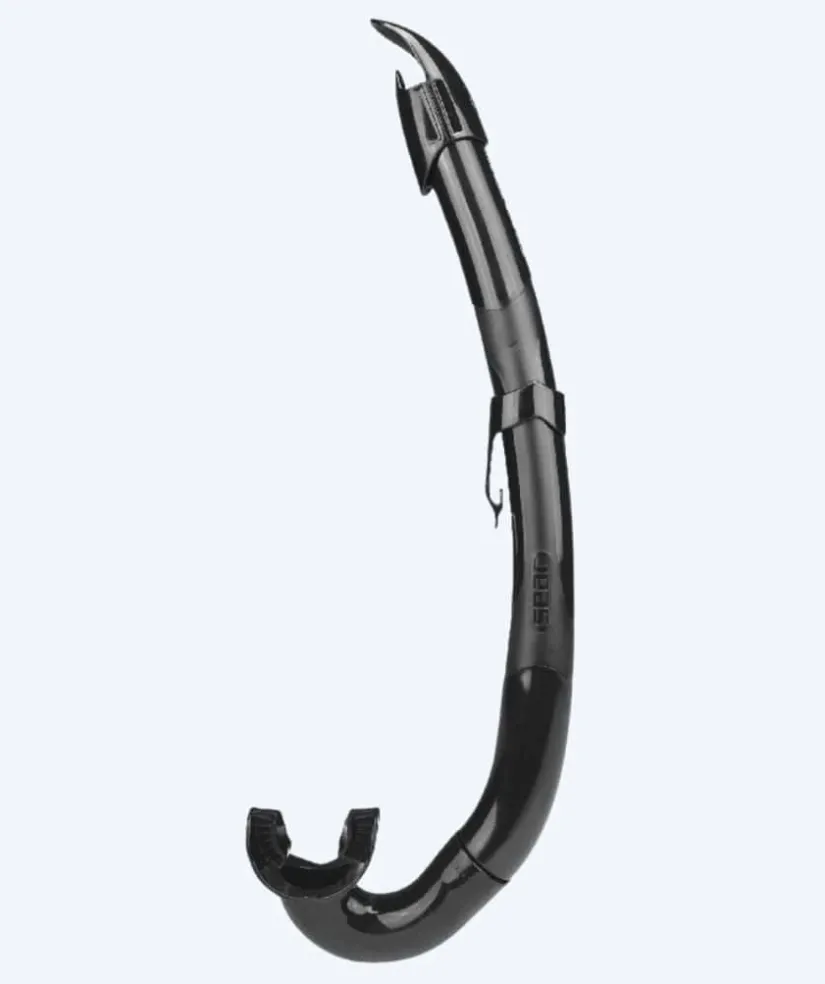 Outlet SEAC semi-dry snorkel til voksne - Flash - Sort