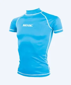 SEAC UV-trøje til børn - T-Sun Short - Blå/hvid