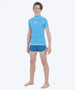 SEAC UV-trøje til børn - T-Sun Short - Blå/hvid