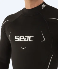 Clearance SEAC våddragt til mænd - Feel-S (3mm) - Sort/grå