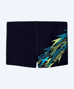 Clearance Speedo aquashorts til drenge - Medley Logo - Sort/grøn