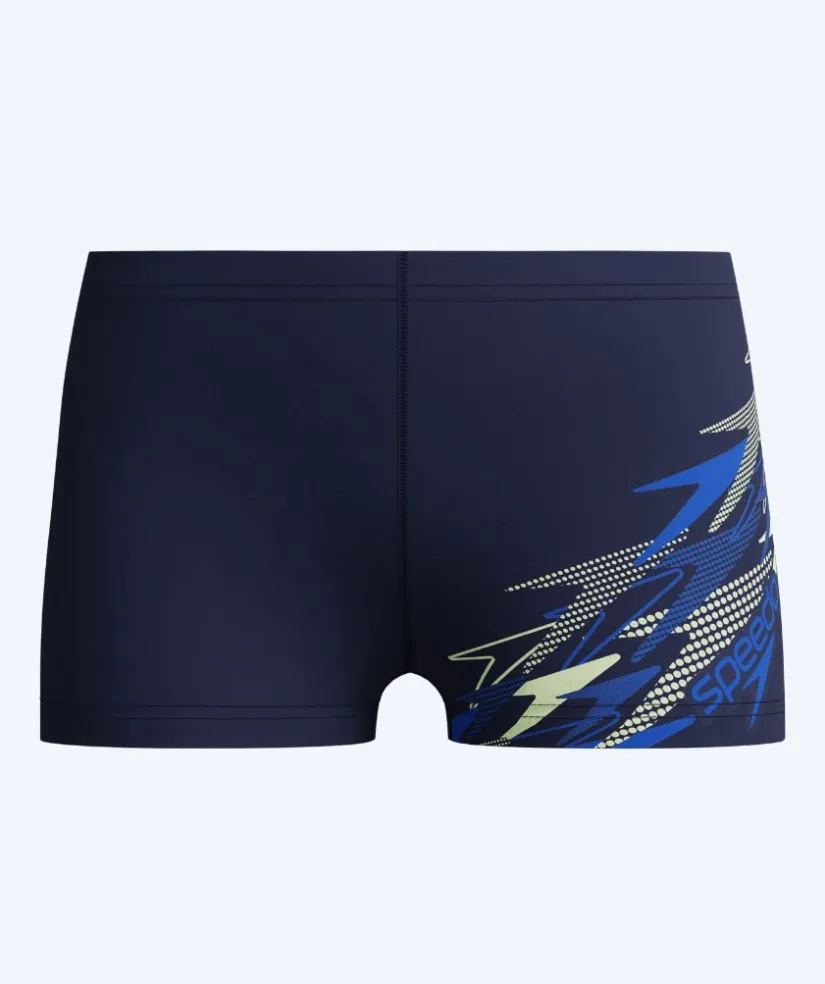 Best Speedo aquashorts til drenge - Medley Logo - Mørkeblå/blå