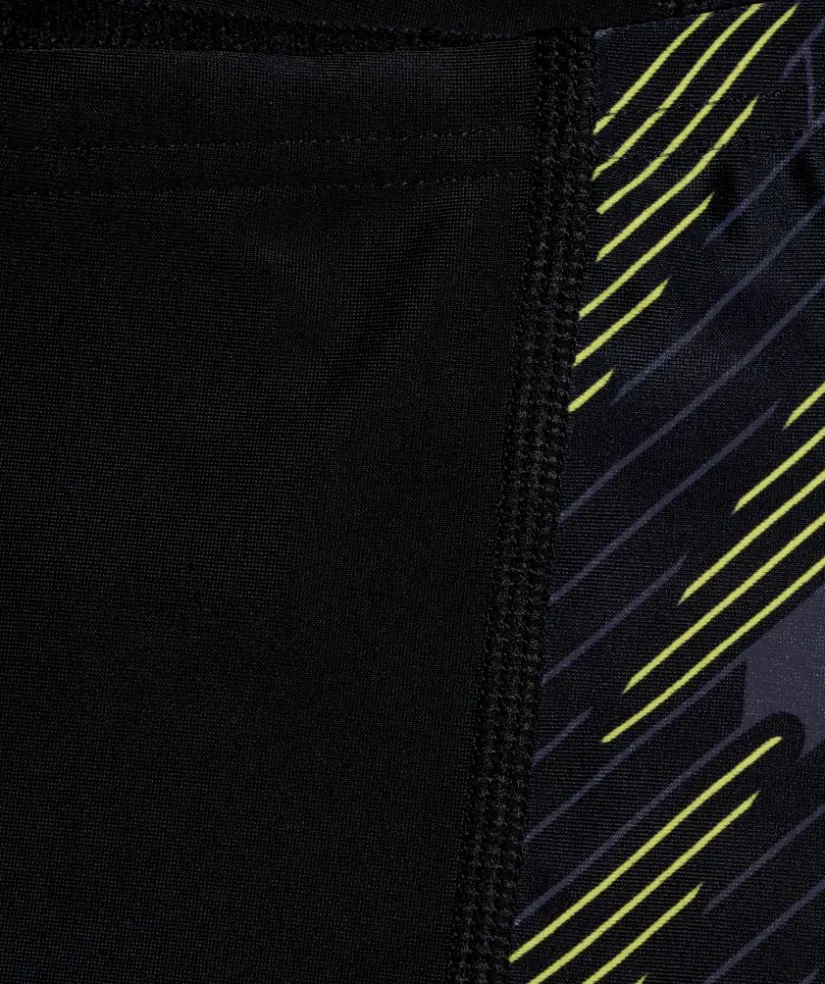 Sale Speedo aquashorts til drenge - Hyperboom Panel - Sort/gul