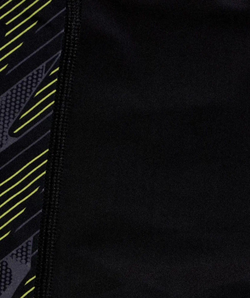 Sale Speedo aquashorts til drenge - Hyperboom Panel - Sort/gul