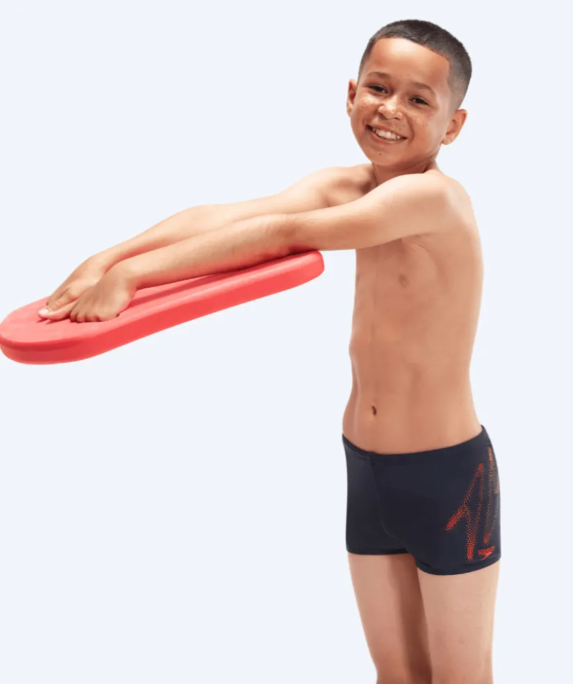 New Speedo aquashorts til drenge - Hyperboom Placement - Blå/rød