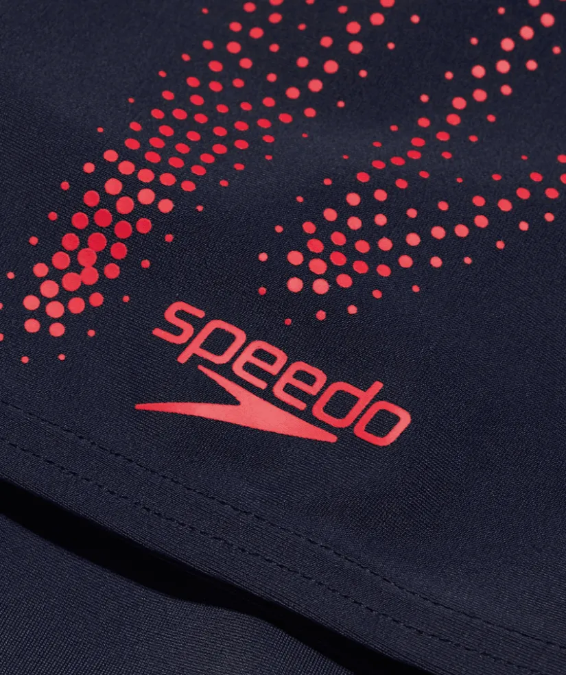 New Speedo aquashorts til drenge - Hyperboom Placement - Blå/rød