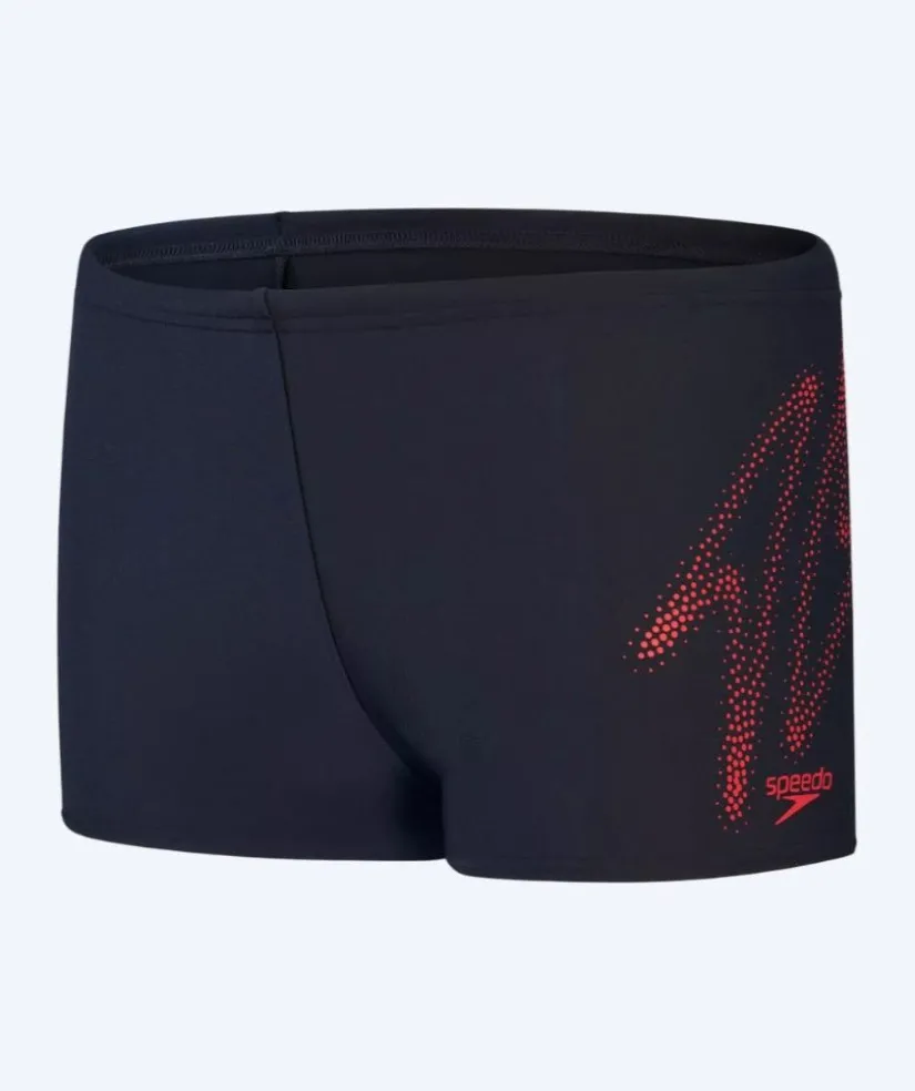 New Speedo aquashorts til drenge - Hyperboom Placement - Blå/rød