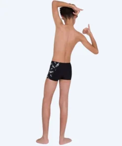 Discount Speedo aquashorts til drenge - Allover Panel - Sort/hvid