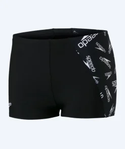 Discount Speedo aquashorts til drenge - Allover Panel - Sort/hvid