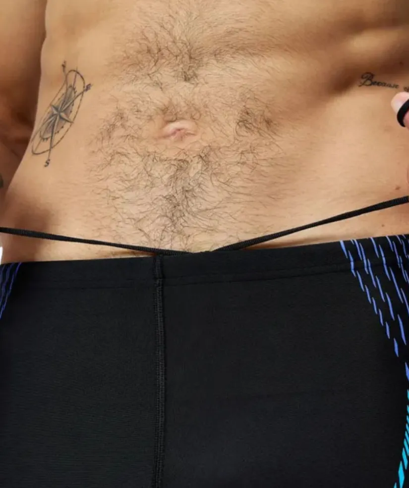Best Speedo aquashorts til mænd - Duo Logo Print - Sort/mørkeblå