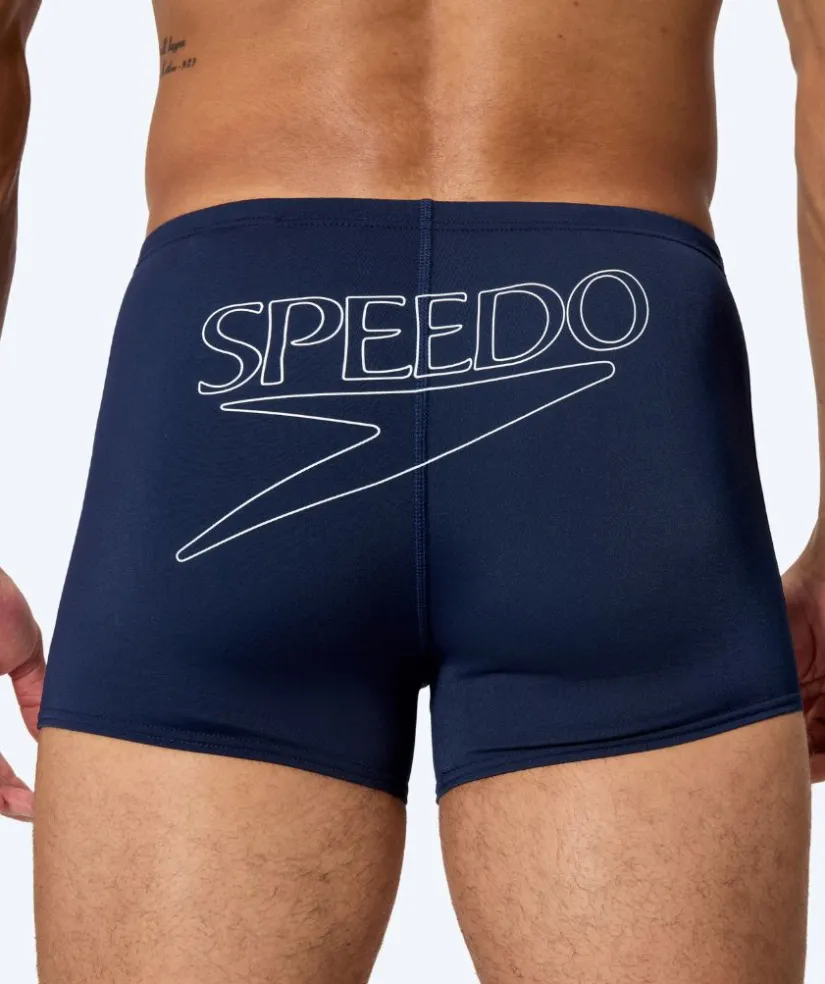 Speedo aquashorts til mænd - Endurance Logo - Mørkeblå