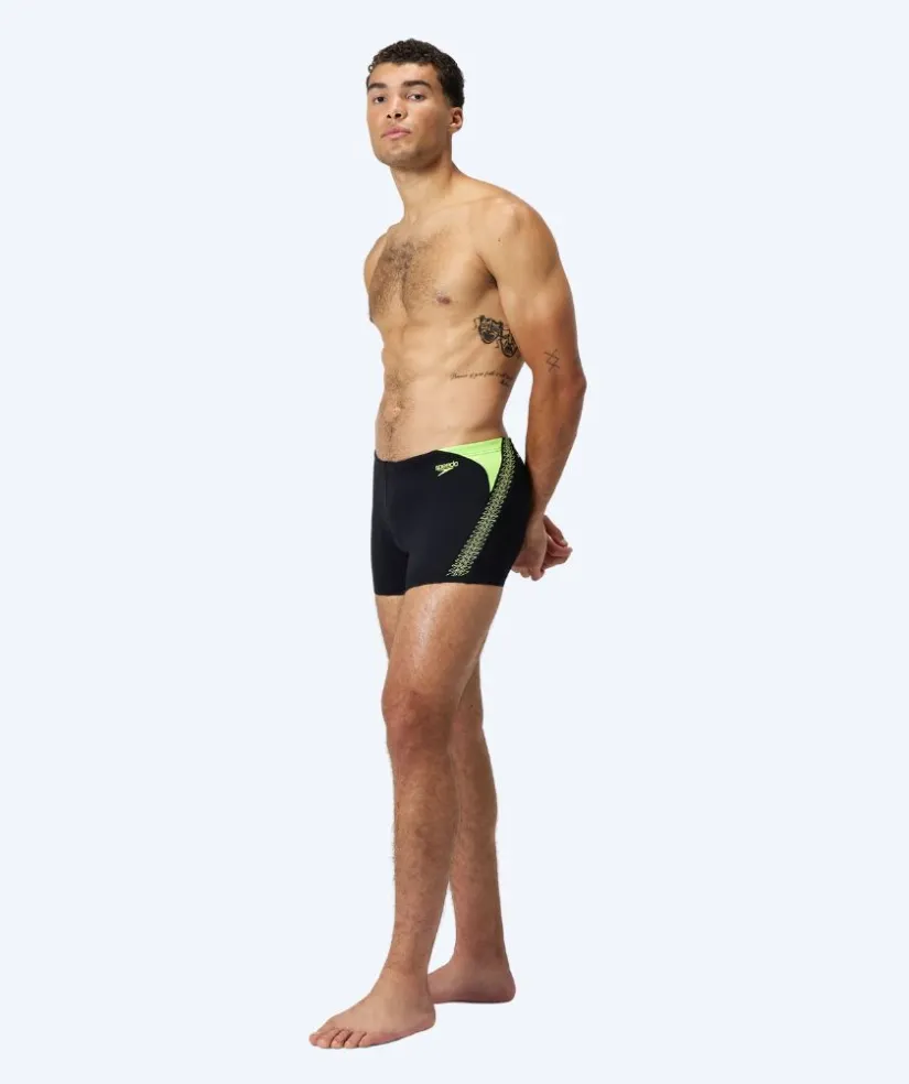 Sale Speedo aquashorts til mænd - Hyperboom Splice - Sort/gul