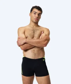 Sale Speedo aquashorts til mænd - Hyperboom Splice - Sort/gul