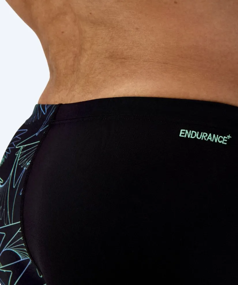 Hot Speedo aquashorts til mænd - Hyperboom V-Cut - Sort/grøn