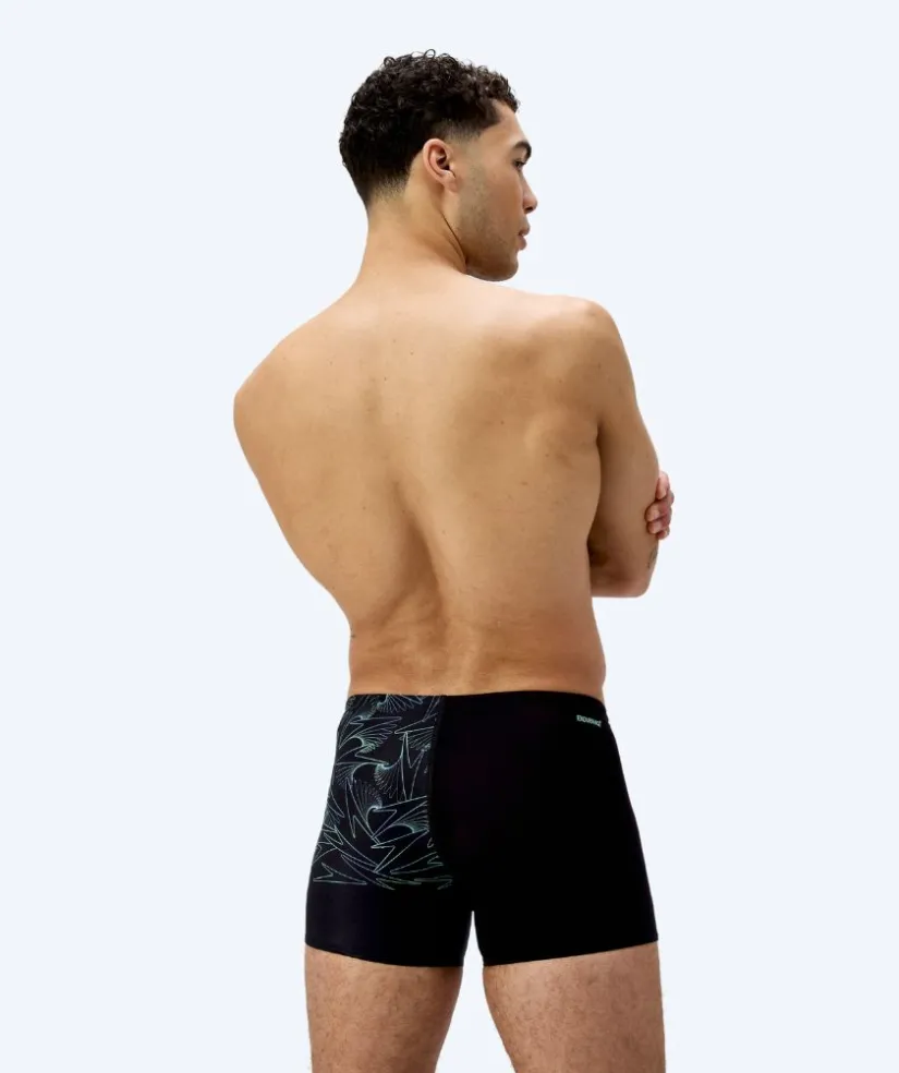 Hot Speedo aquashorts til mænd - Hyperboom V-Cut - Sort/grøn
