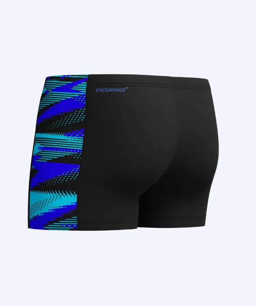 Best Speedo aquashorts til mænd - Hyperboom Panel - Sort/blå