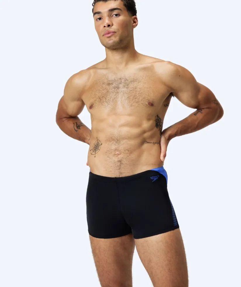 Outlet Speedo aquashorts til mænd - Hyperboom Splice - Sort/blå