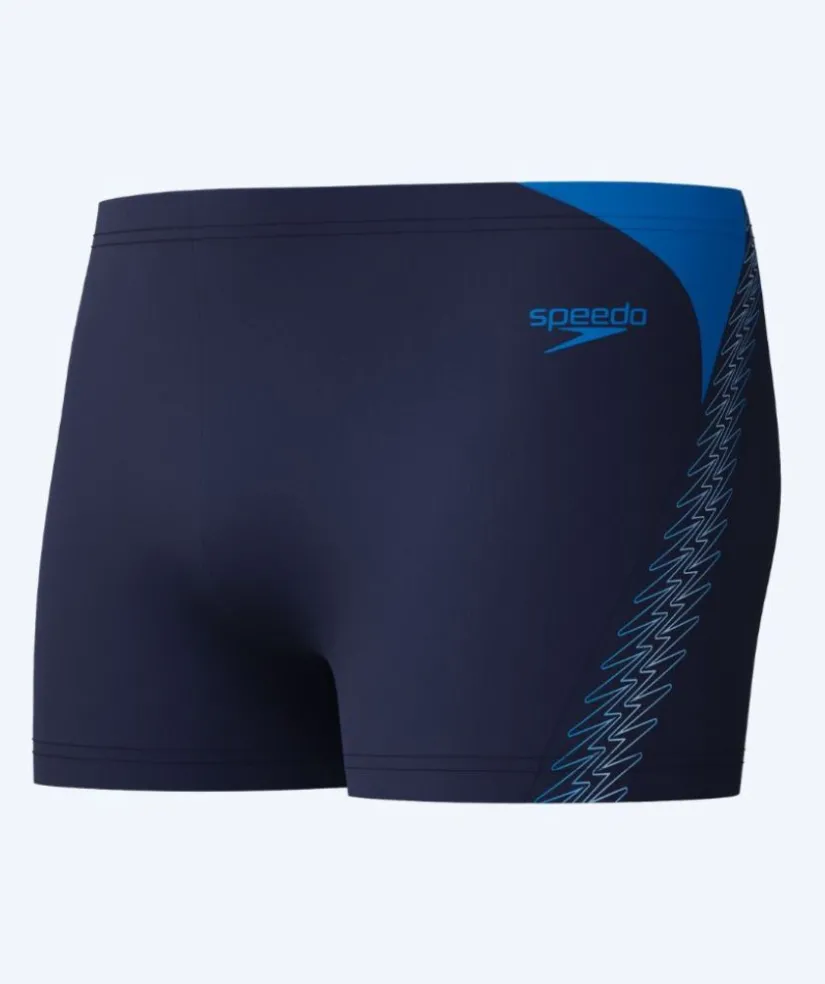 Sale Speedo aquashorts til mænd - Hyperboom Splice - Mørkeblå/blå