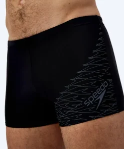 Clearance Speedo aquashorts til mænd - Medley Logo - Sort/mørkegrå