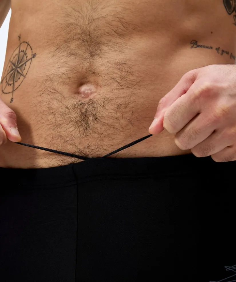 Clearance Speedo aquashorts til mænd - Medley Logo - Sort/mørkegrå