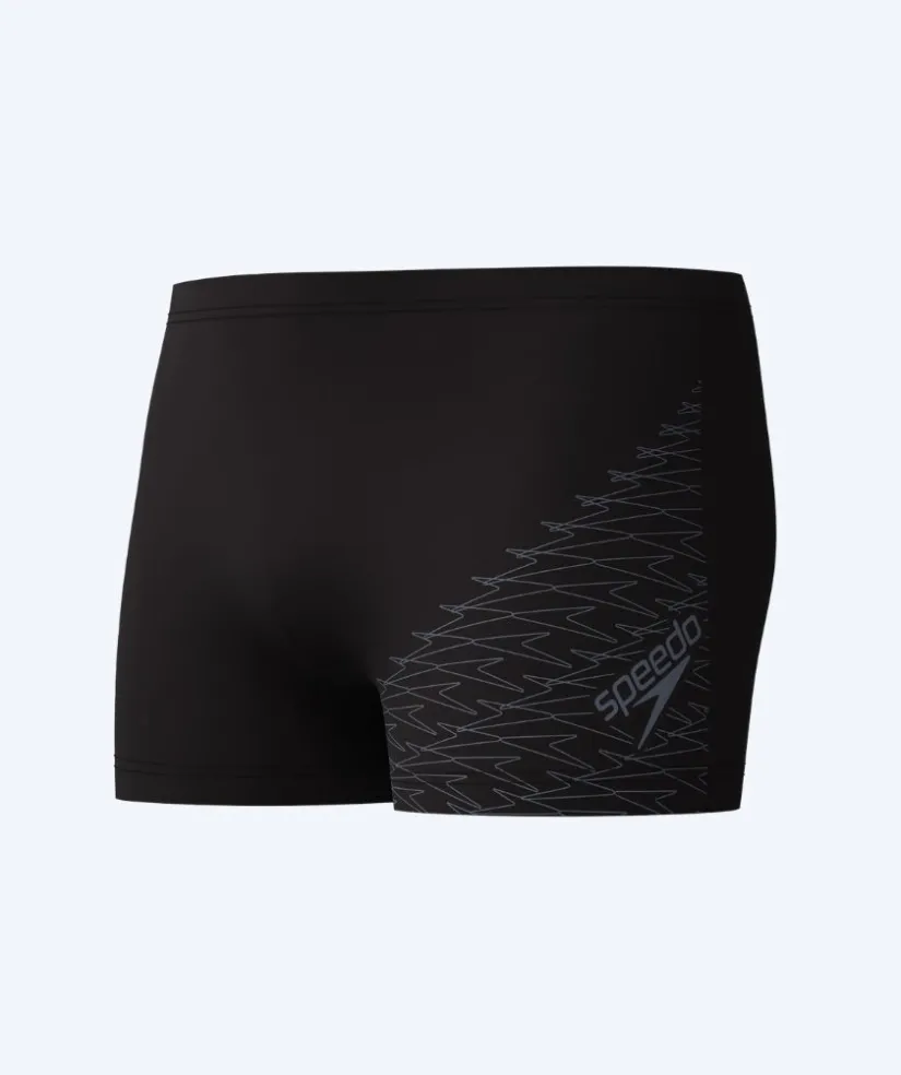 Clearance Speedo aquashorts til mænd - Medley Logo - Sort/mørkegrå