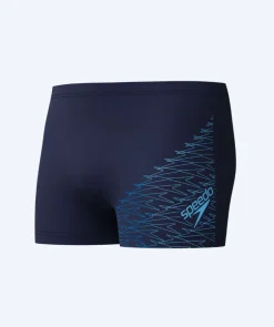 Hot Speedo aquashorts til mænd - Medley Logo - Mørkeblå/lyseblå