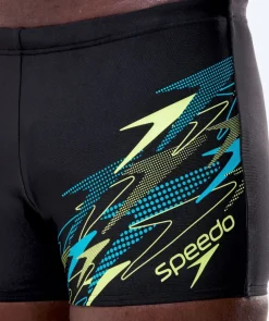 Best Speedo aquashorts til mænd - Medley Logo - Sort/grøn