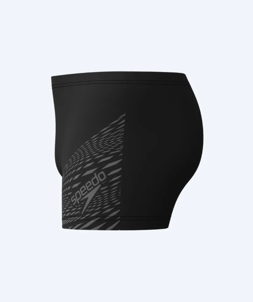 Discount Speedo aquashorts til mænd - Medley Logo - Sort/grå