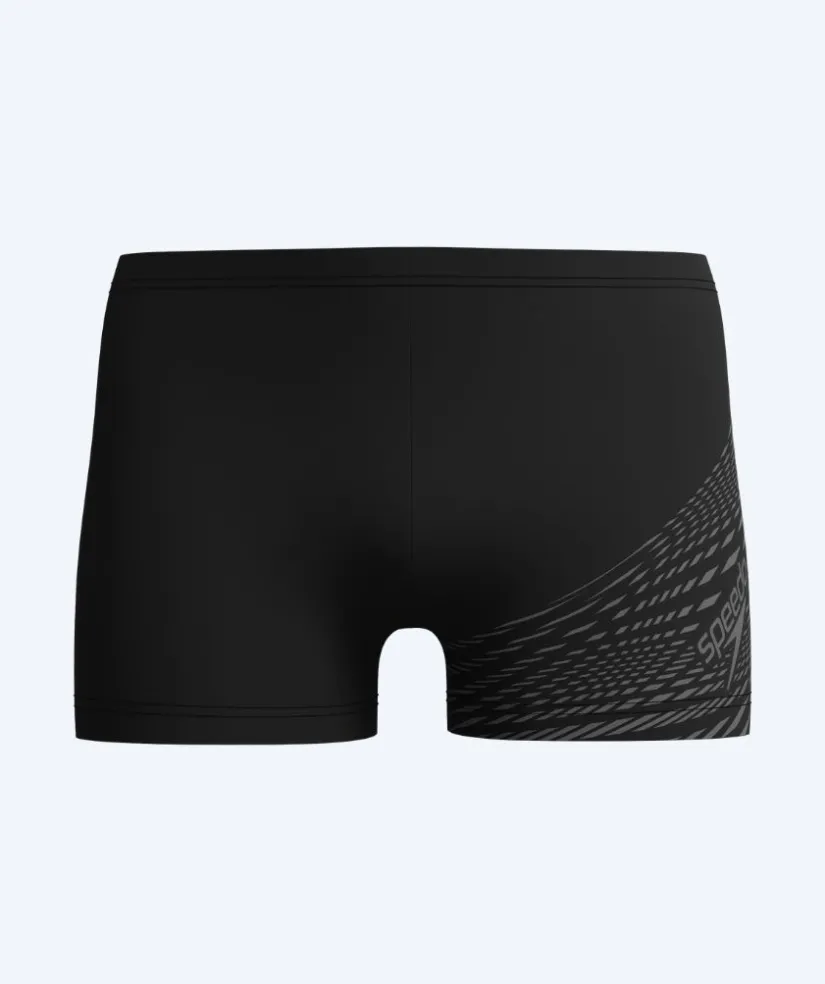 Discount Speedo aquashorts til mænd - Medley Logo - Sort/grå