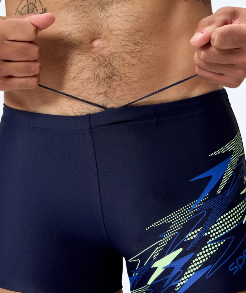 Sale Speedo aquashorts til mænd - Medley Logo - Mørkeblå/grøn