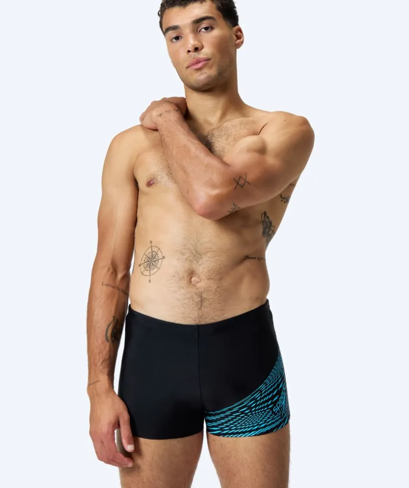 New Speedo aquashorts til mænd - Medley Logo - Sort/lyseblå