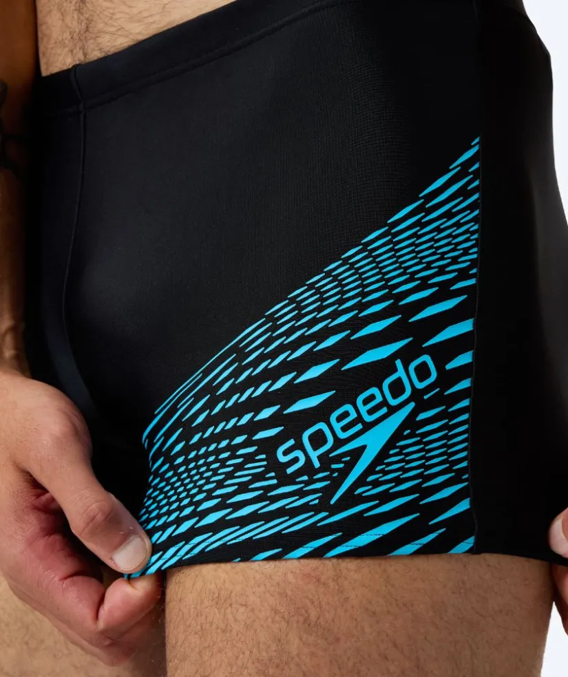 New Speedo aquashorts til mænd - Medley Logo - Sort/lyseblå