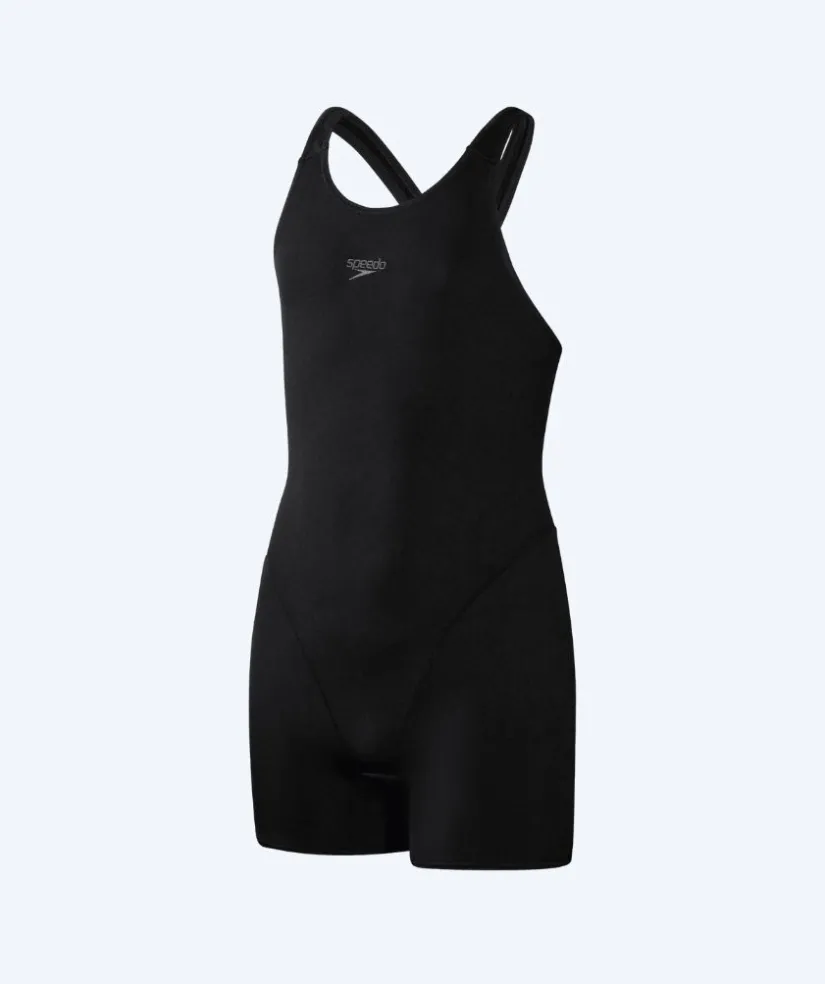 Speedo badedragt med ben til piger - Endurance - Sort