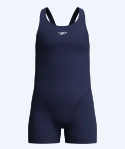 Best Speedo badedragt med ben til piger - Endurance - Mørkeblå