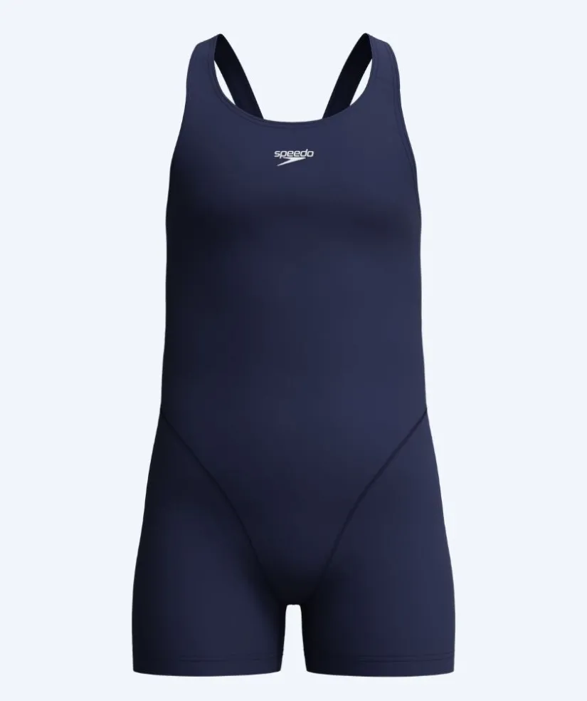 Best Speedo badedragt med ben til piger - Endurance - Mørkeblå