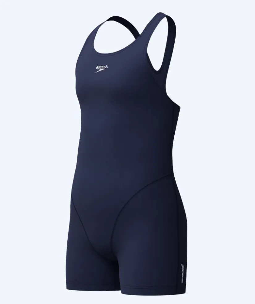 Best Speedo badedragt med ben til piger - Endurance - Mørkeblå