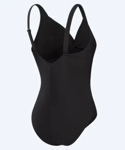 Outlet Speedo badedragt med indlæg til damer - Shaping Cross Knot - Sort