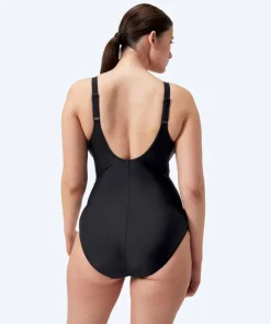 Outlet Speedo badedragt med indlæg til damer - Shaping Cross Knot - Sort
