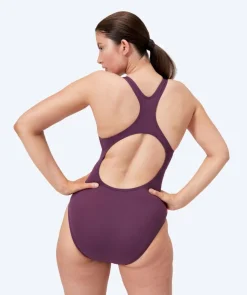 Discount Speedo badedragt til damer - Digital Printed Medalist - Lilla/orange