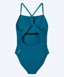 Sale Speedo badedragt til damer - Endurance Logo Thin Strap - Mørkegrøn