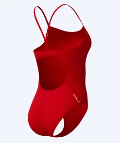New Speedo badedragt til damer - Endurance Logo Thin Strap - Rød