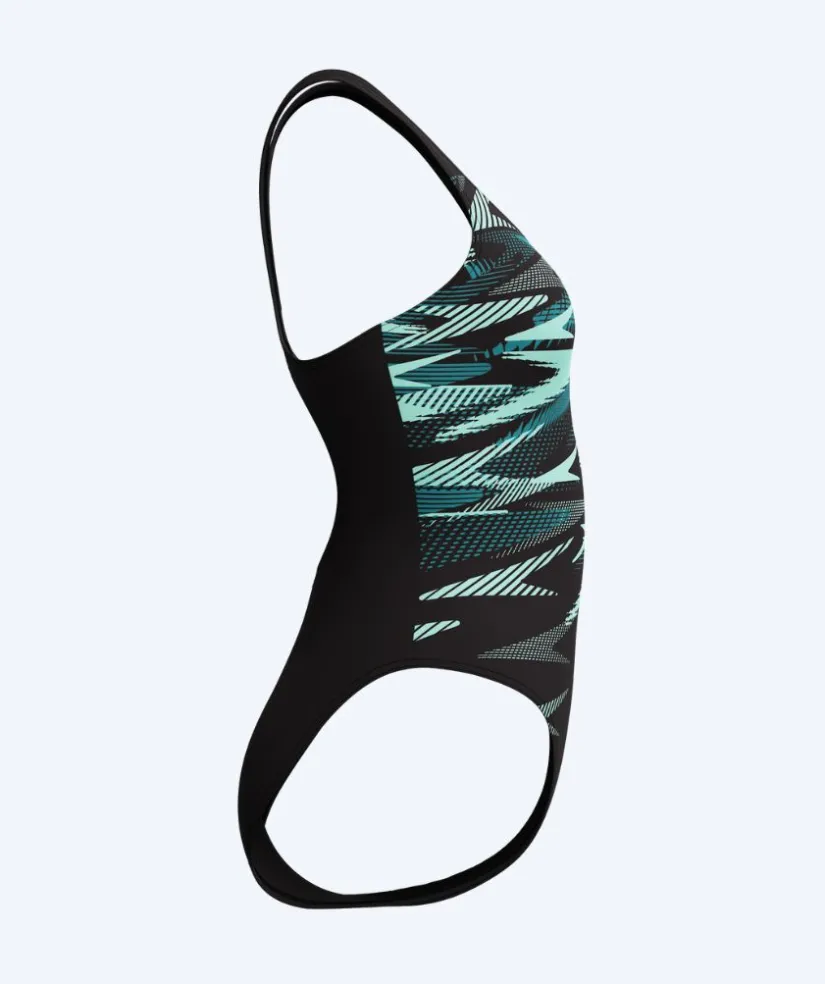 Sale Speedo badedragt til damer - Hyperboom Placement Muscleback - Sort/turkis