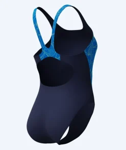Best Speedo badedragt til damer - Hyperboom Splice Muscleback - Mørkeblå/lyseblå