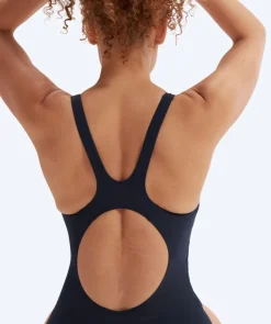 Hot Speedo badedragt til damer - Hyperboom Placement Muscleback - Mørkeblå/pink