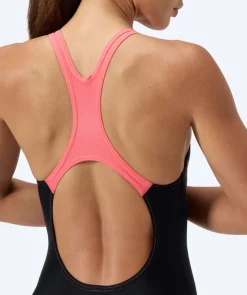Best Speedo badedragt til damer - Medley Logo - Sort/lyserød