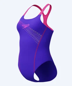 Outlet Speedo badedragt til damer - Medley Logo - Lilla/pink