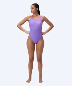 Outlet Speedo badedragt til damer - Medley Logo - Lilla/pink